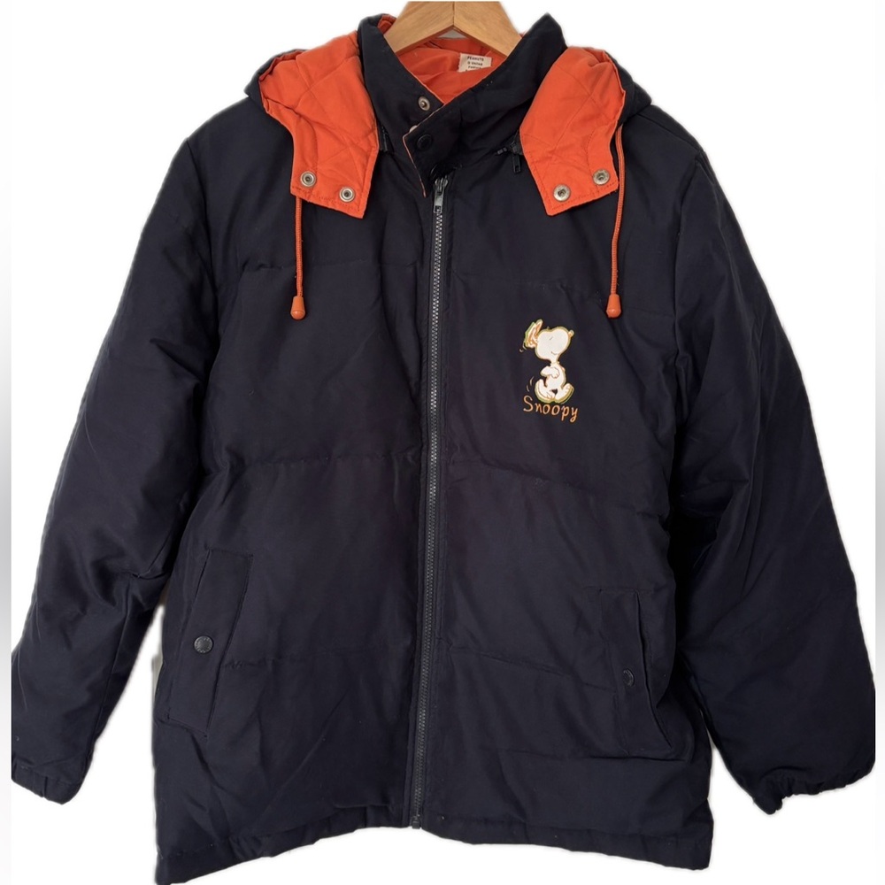 100% Down and Feather Snoopy Hooded Jacket